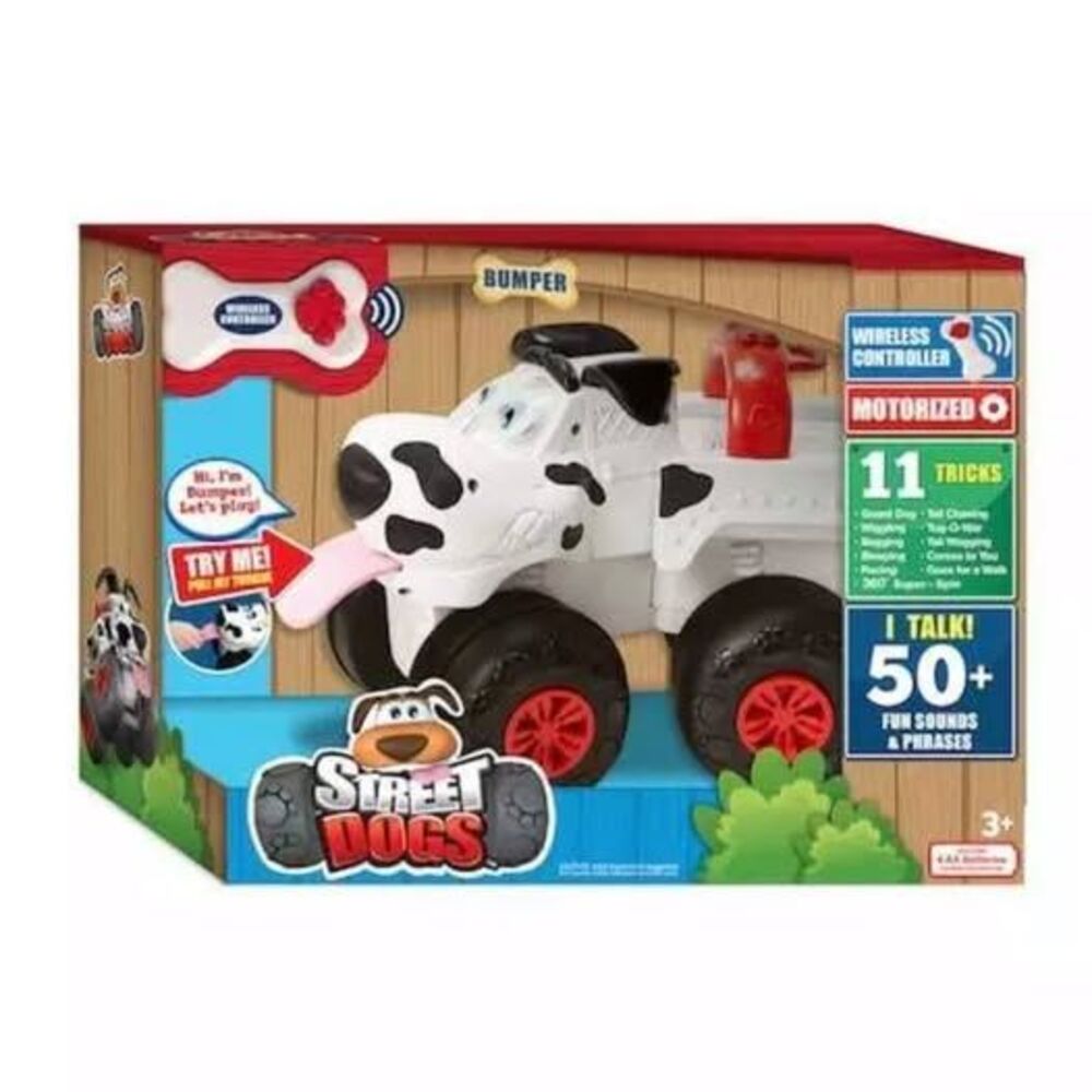 NEW in Box Street Dogs Bumper Interactive Truck